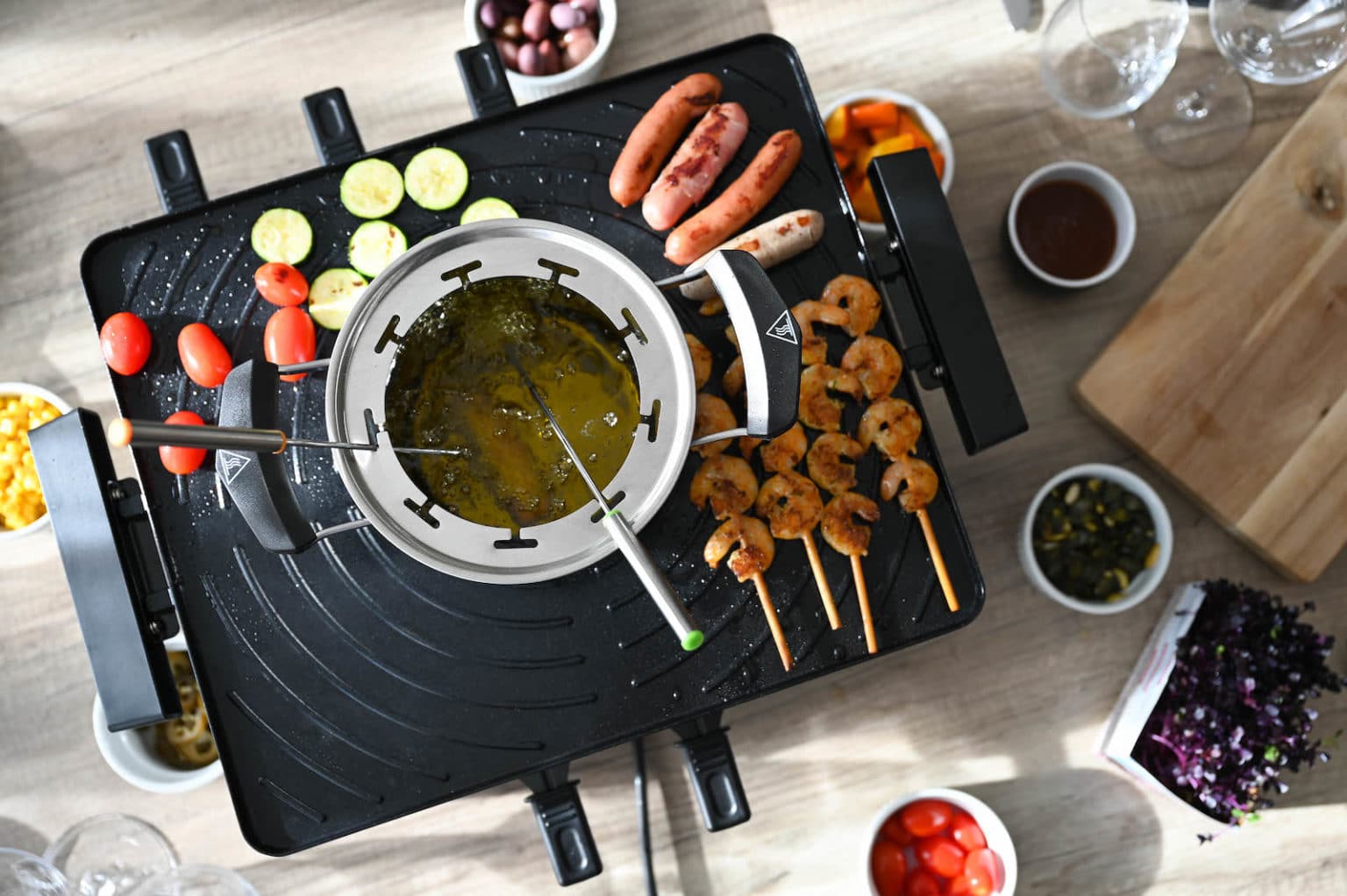 Gastroback Design Raclette Fondue Kombi Aufgetischt Net