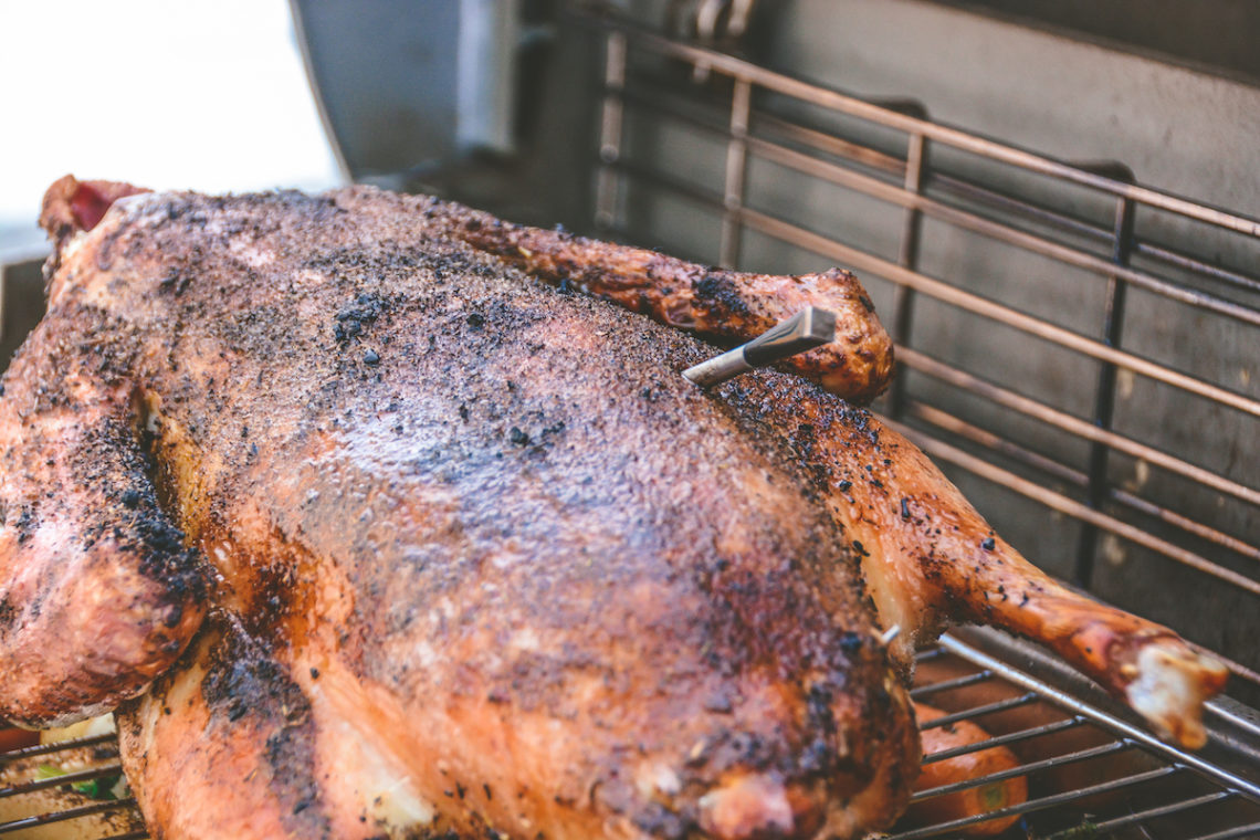 Gefüllte Weihnachtsgans vom Gasgrill - Rezept - Aufgetischt.net