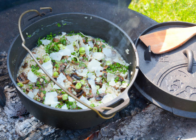 Gefüllte Portobello Pilze vom Grill - Aufgetischt.net